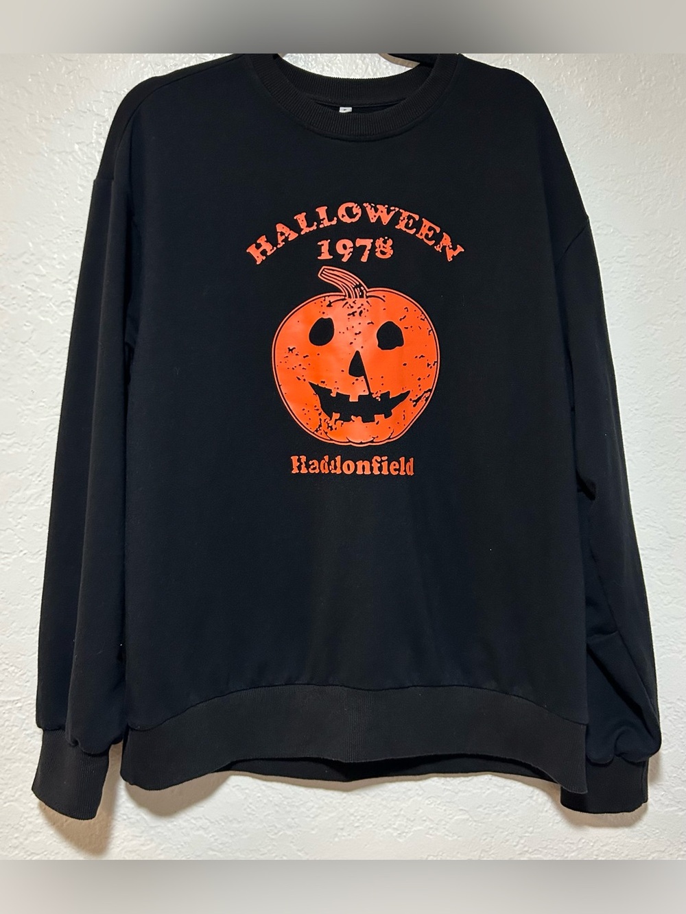 Halloween Haddonfield 1978 Pumpkin Graphic Crewneck Sweater